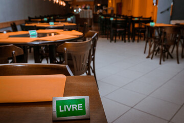 Mesas de restaurante