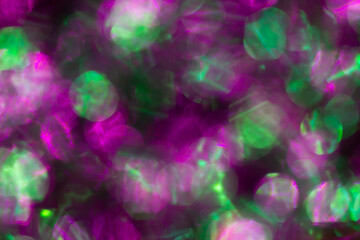 Colourful festive multi-colored circles . Abstract multicolored bokeh lights background. Defocused...