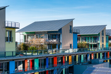 Details Of The Sunship ( Sonnenschiff ) In Freiburg, Germany