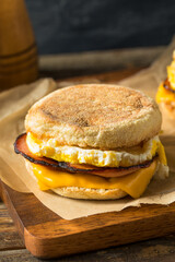 Homemade Egg English Muffin Sandwich