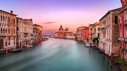 Fototapeta Grand Canal and Basilica Santa Maria della Salute, Venice, Italy obraz