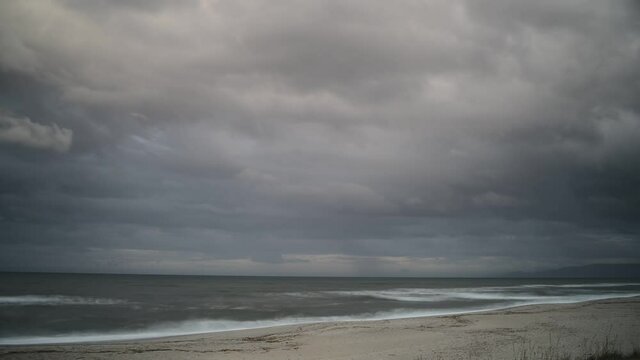 timelapse tramonto