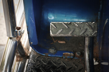 Thai taxi car. TukTuk is three wheel.