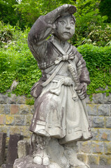 Obraz premium 白虎隊石像