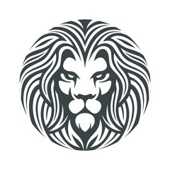 Lion on a white background logo in vector EPS8