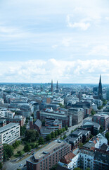 Fototapeta na wymiar Hansestadt Hamburg von oben 