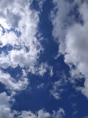 blue sky with clouds