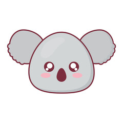 Kawaii koala animal cartoon vector design