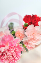 カーネーションの花束
