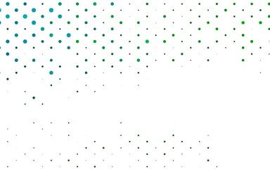 Light Blue, Green vector template with circles.