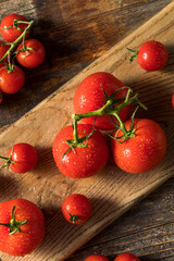 Raw Red Organic Tomatoes
