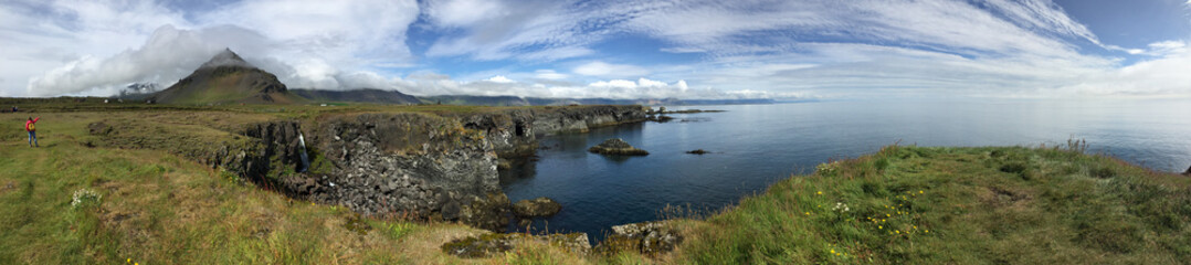 Fototapeta na wymiar a stretch of coast of Iceland