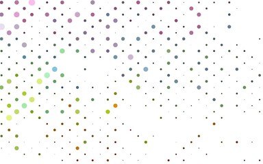 Light Multicolor, Rainbow vector pattern with spheres.