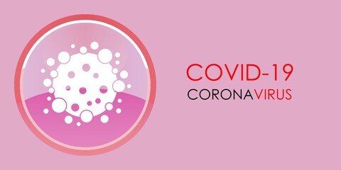 Coronavirus, covid-19 pand&eacute;mie, symbole