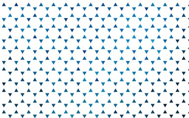 Light BLUE vector seamless template with crystals, triangles.
