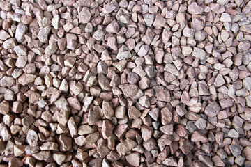 strucure of red sandstone gravel 