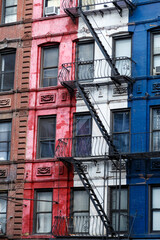 Fototapeta na wymiar New York City Building Facades
