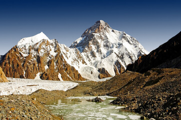 K2 the second tallest mountain in the world 