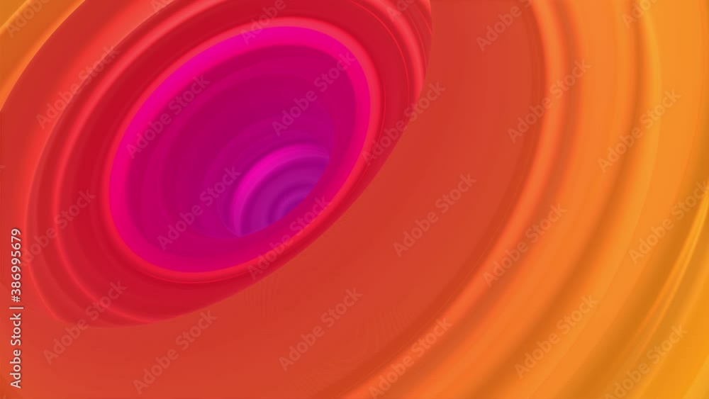 Poster 4k abstract colored background from gradient rings.3d rendering