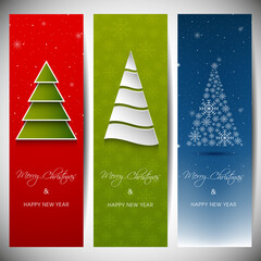 Website header or banner of merry Christmas.
