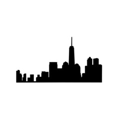 Fototapeta premium skyline silhouette vector