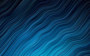 Dark BLUE vector template with bubble shapes.