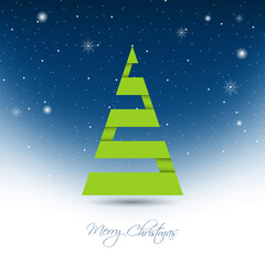 Fototapeta premium Illustration of merry Christmas for the celebration of Christian community festival.