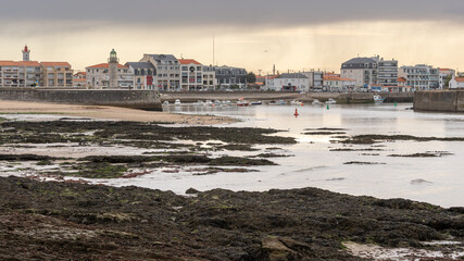 Naklejka premium Port de st gilles