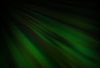Fototapeta premium Dark Green vector background with straight lines.