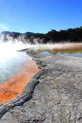 The Waiotapu Thermal Reserve near Rotorua, New Zealand