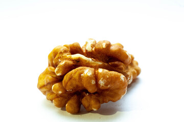 walnut isolated on white background
