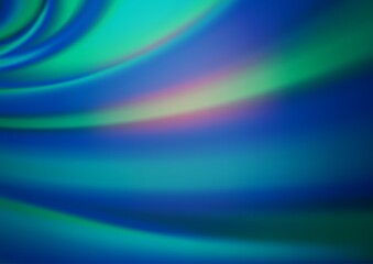 Light BLUE vector blurred shine abstract template.