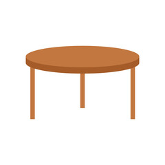 Fototapeta premium wooden table forniture isolated icon
