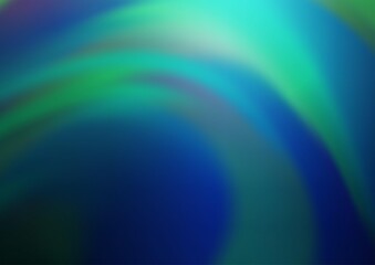 Dark Blue, Green vector abstract bright background.