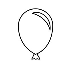balloon helium line style icon
