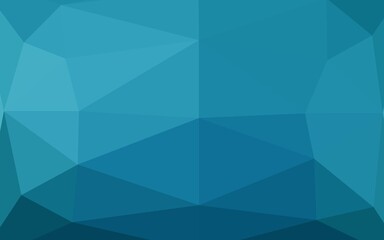 Dark BLUE vector abstract mosaic pattern.