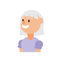 old woman person avatar character