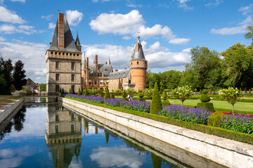 Fairy tale castle in central France