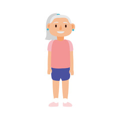 old woman person avatar character