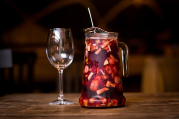 Sangria drink pitcher