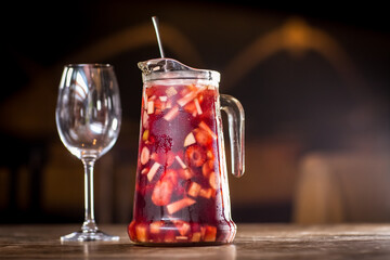 Sangria drink pitcher