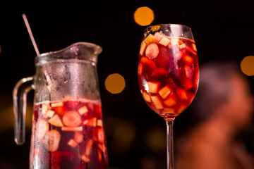 Sangria drink pitcher