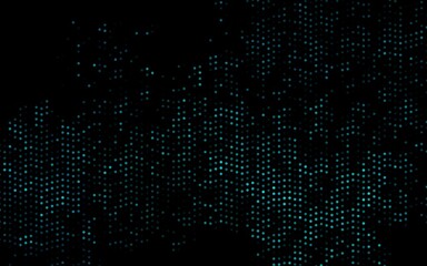 Dark BLUE vector template with circles.