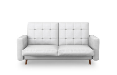  sofa isolated on white background. 3d illustration