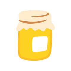 sweet honey pot isolated icon