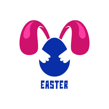 easter logo day concept art modern