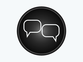 icon on black background