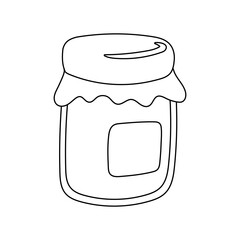 sweet honey pot isolated icon