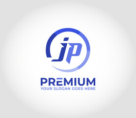 JP Modern Logo Design Concept