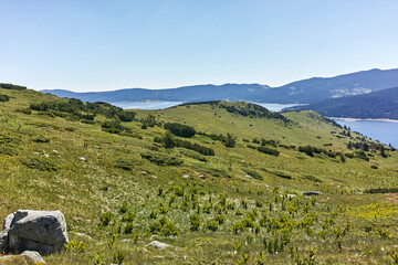 Fototapeta na wymiar Belmeken Dam, Rila mountain, Bulgaria